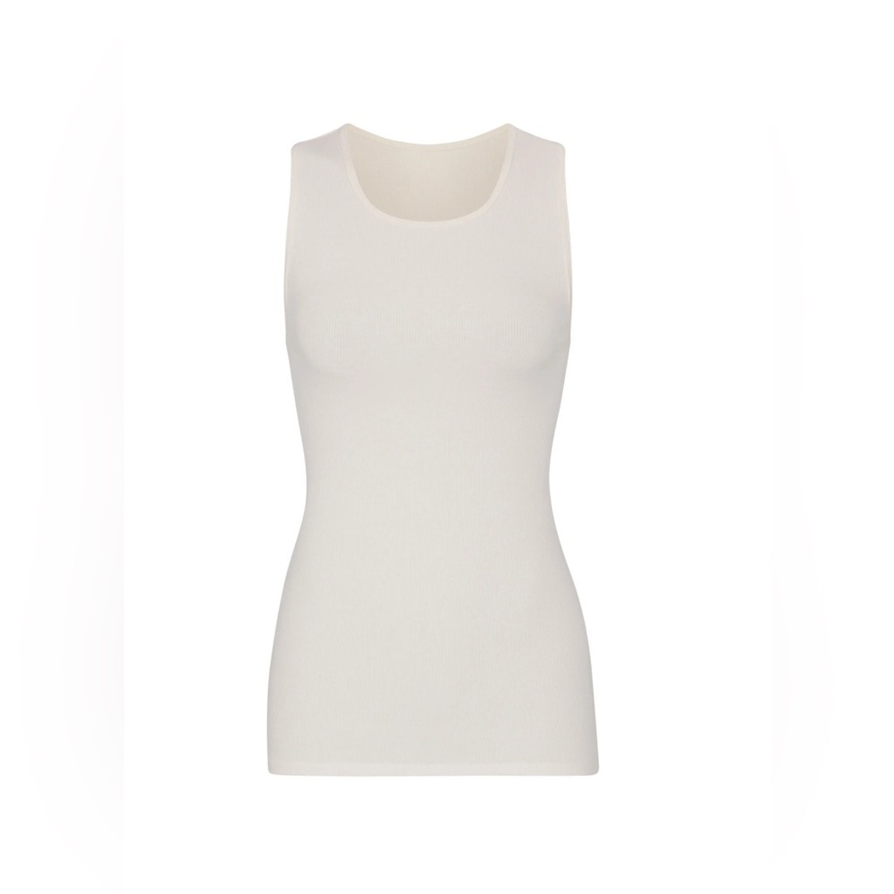 Skims Cotton Rib long tank color Marble Size Large